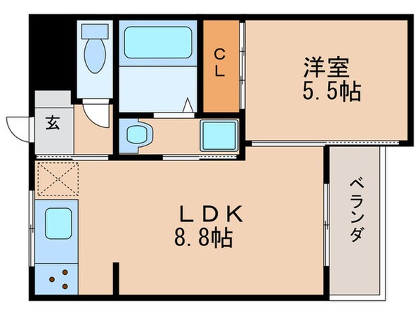 エリタージュ・椥辻の物件間取画像